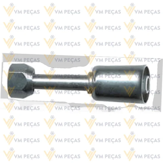 Conexao Flare Aluminio 6 Reta [com Clip]