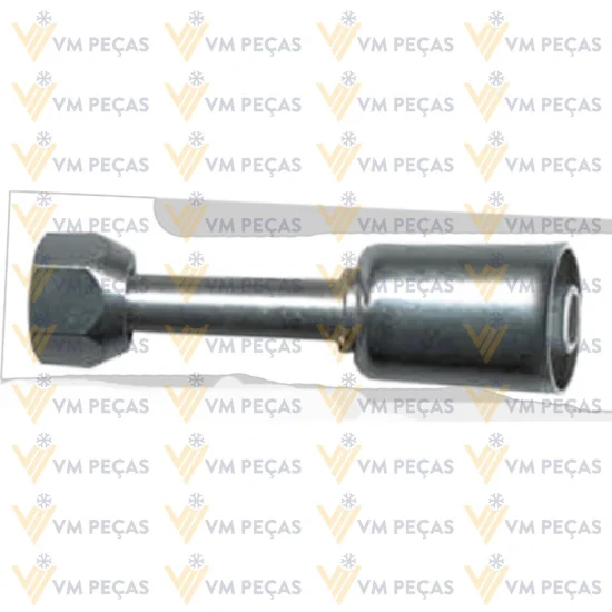 Conexao Flare Aluminio 8 Reta [com Clip]