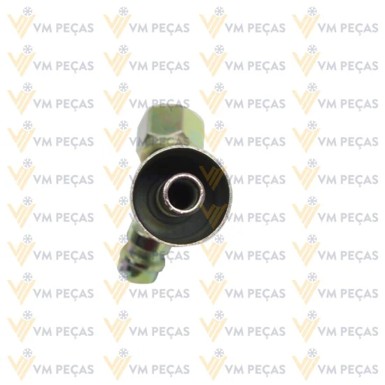 Conexao Oring Aço 8x45 com Ventil R134 [com Clip]