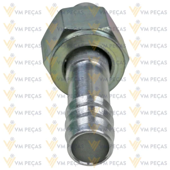 Conexao Oring Aluminio 10 Reta