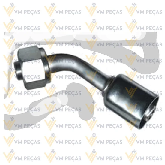 Conexao Oring Aluminio 10x45 [com Clip]