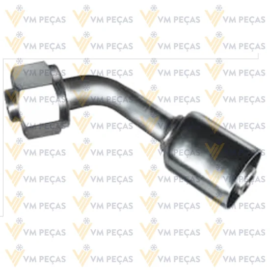 Conexao Oring Aluminio 12x45 [com Clip]