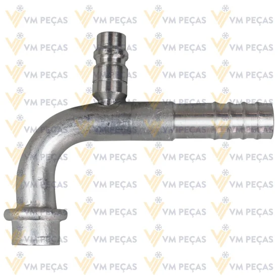 Conexao Oring Aluminio 12x90 com Ventil R134 [para Valvula de Expansao]
