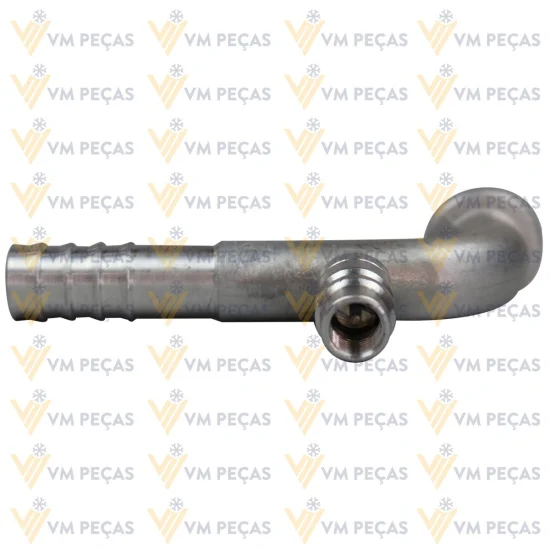Conexao Oring Aluminio 12x90 com Ventil R134 [para Valvula de Expansao]