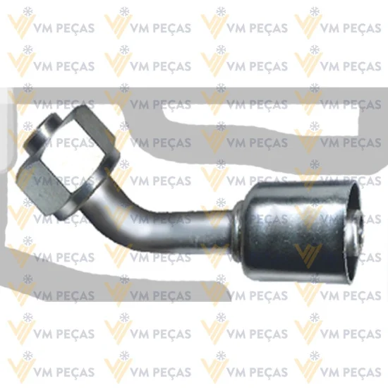 Conexao Oring Aluminio 6x45 [com Clip]
