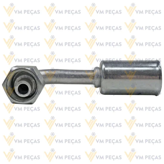 Conexao Oring Aluminio 6x90 [com Clip]