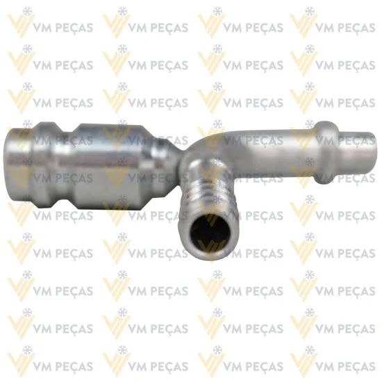 Conexao Oring Aluminio 6x90 [SEM PORCA] com Ventil R134
