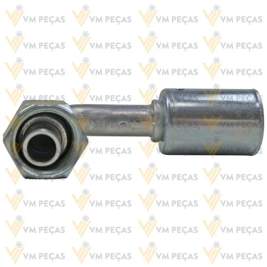 Conexao Oring Aluminio 8x90 [com Clip]