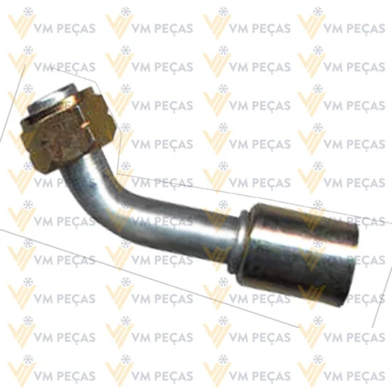 Conexao Radial Aluminio 6x45 [com Clip]