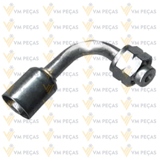 Conexao Radial Aluminio 6x90 [com Clip]
