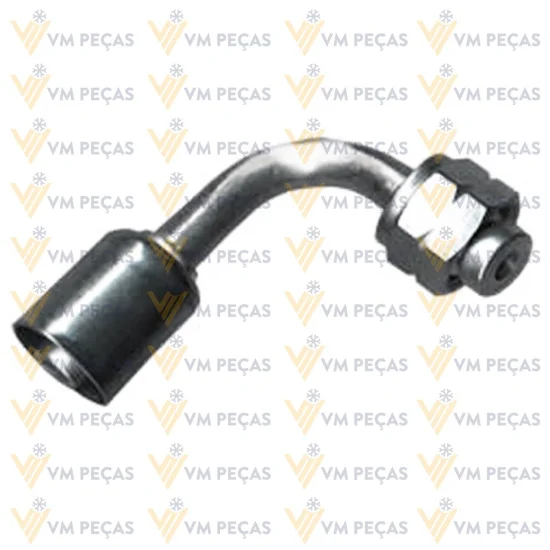 Conexao Radial Aluminio 8x90 [com Clip]