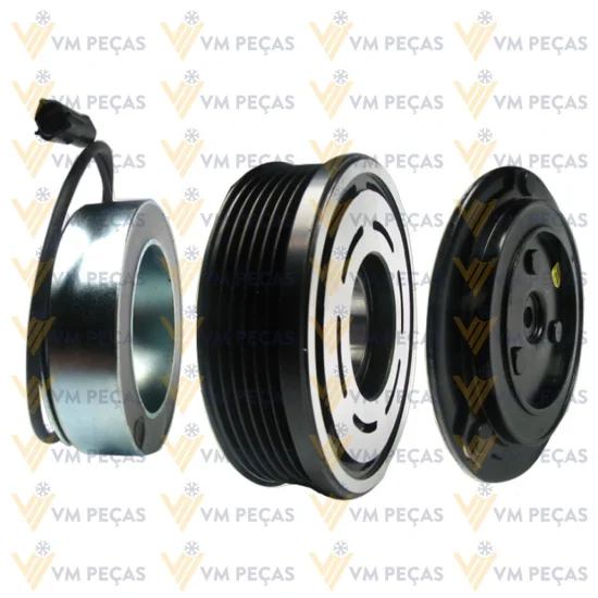 Conjunto de Embreagem CVC Delphi VW Gol, Parati, Saveiro G3, G4 2001 a 2007 6pk 109mm [importado]