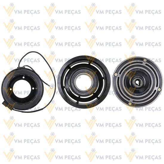 Conjunto de Embreagem Denso 10P15, 6P 6pk 124mm 12v [importado]