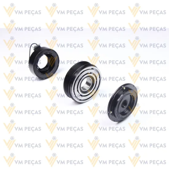 Conjunto de Embreagem Denso 10P15, 6P 6pk 124mm 12v [importado]
