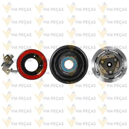 Conjunto de Embreagem Denso 10SRE11C Toyota Hilux 2.8 7pk 125mm 12v [importado]