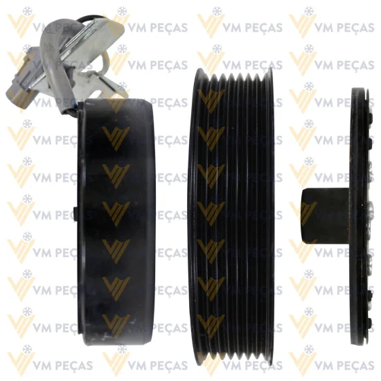 Conjunto de Embreagem Denso 10SRE11C Toyota Hilux 2.8 7pk 125mm 12v [importado]