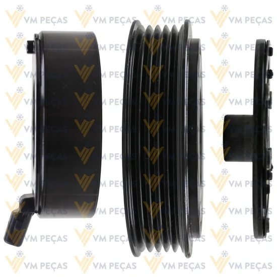 Conjunto de Embreagem Denso Scroll SCB06 Fiat Palio Fire 2001>, Siena, Strada, Doblo, Punto, Uno 5pk 104mm [importado]