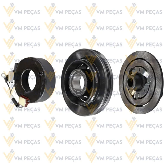 Conjunto de Embreagem Renault Kwid 1.0 3pk 132mm [para Compressor Original] [importado]