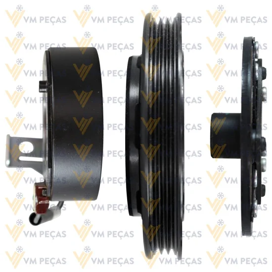 Conjunto de Embreagem Renault Kwid 1.0 3pk 132mm [para Compressor Original] [importado]