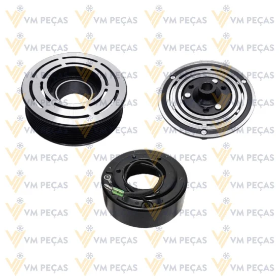 Conjunto de Embreagem Sanden SD5H14 8pk 123mm 12v [importado]