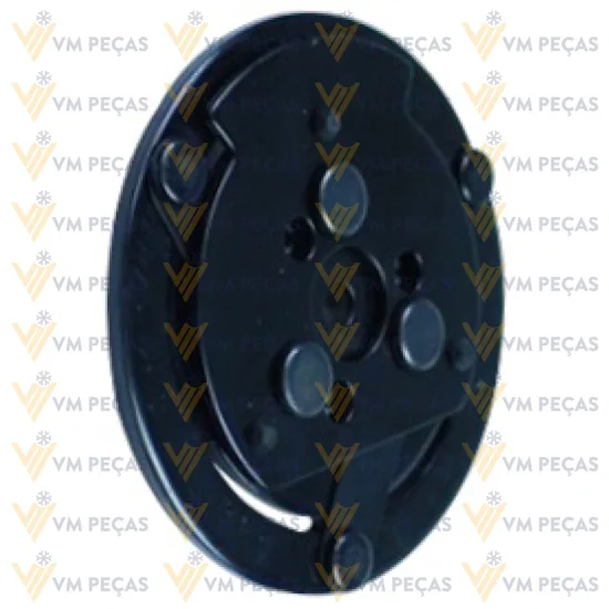 Conjunto de Embreagem Sanden SD7H15 10pk 120mm 12v New Holland [importado]