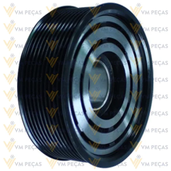 Conjunto de Embreagem Sanden SD7H15 10pk 120mm 12v New Holland [importado]