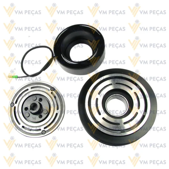 Conjunto de Embreagem Sanden SD7H15 2A 132mm, 24v [importado]