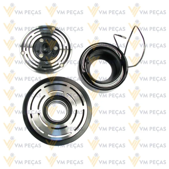 Conjunto de Embreagem Sanden SD7H15 8pk 119mm 12v [Chaveta] [importado]