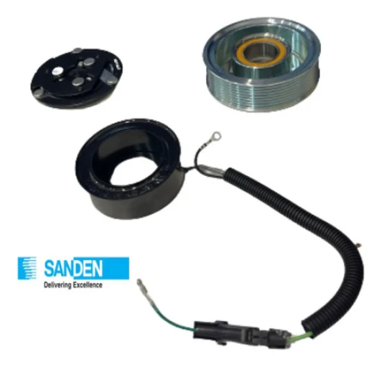 Conjunto de Embreagem Sanden SD7H15 8pk 24v [Original] [Sanden Americano]