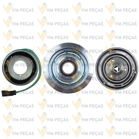 Conjunto de Embreagem Sanden SD7H15 Caterpillar 8pk 152mm [importado]