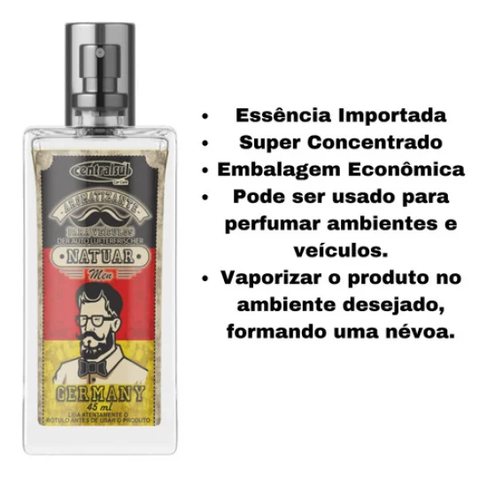 Aromatizante Natuar 45ml [Vidro] CentralSul [Germany]