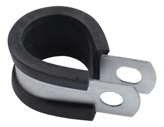 Abraçadeira de Aço / Borracha 13x19 para Mangueira 6mm