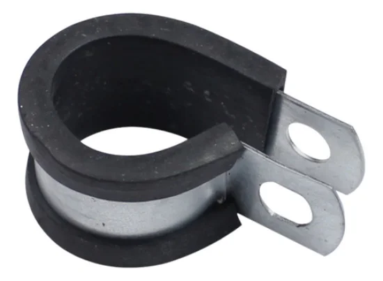 Abraçadeira de Aço / Borracha 13x19 para Mangueira 6mm