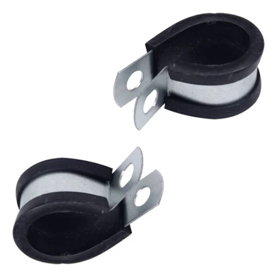 Abraçadeira de Aço / Borracha 16x22 para Mangueira 8mm