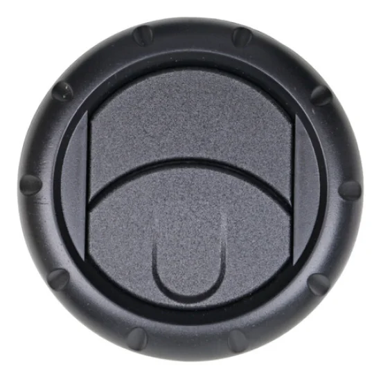 Difusor de Ar Redondo [Preto] [071mm] [1,5 Polegadas] [027]