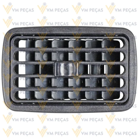Difusor de Ar Retangular [Preto] [com Bocal 2 Polegadas]