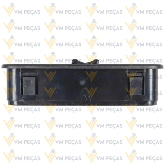 Difusor de Ar Retangular [Preto] [com Bocal 2 Polegadas]