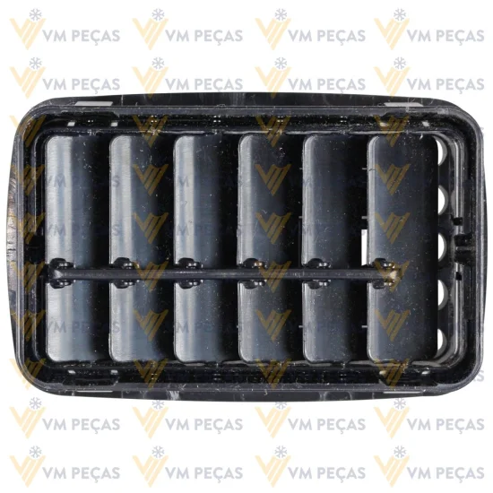 Difusor de Ar Retangular [Preto] [com Bocal 2 Polegadas]