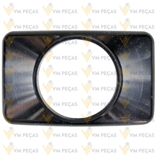 Difusor de Ar Retangular [Preto] [com Bocal 2 Polegadas]