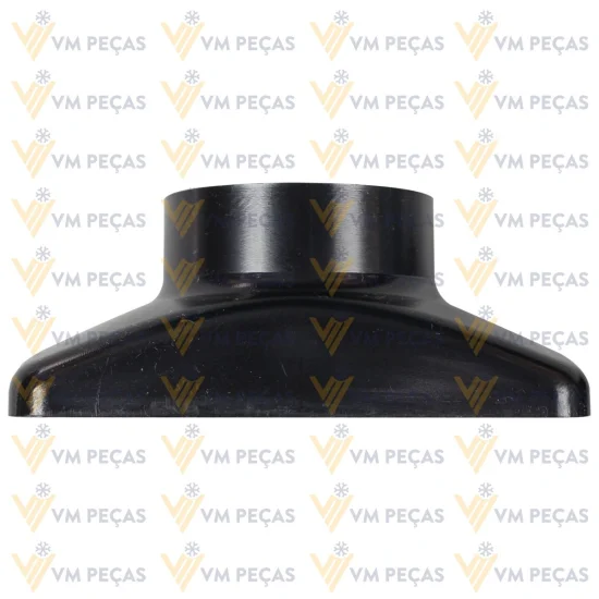 Difusor de Ar Retangular [Preto] [com Bocal 2 Polegadas]