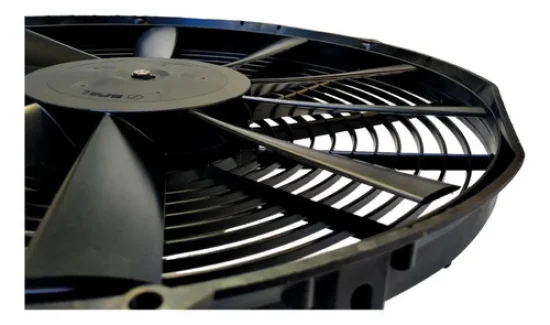 Eletroventilador Spal Universal VA08-BP70/LL-23MS [20.000hs] 14" Soprante 24v