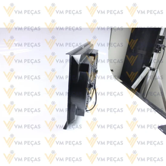 Eletroventilador Universal com Defletor 10" 12v [Pa em S] [Duplo]
