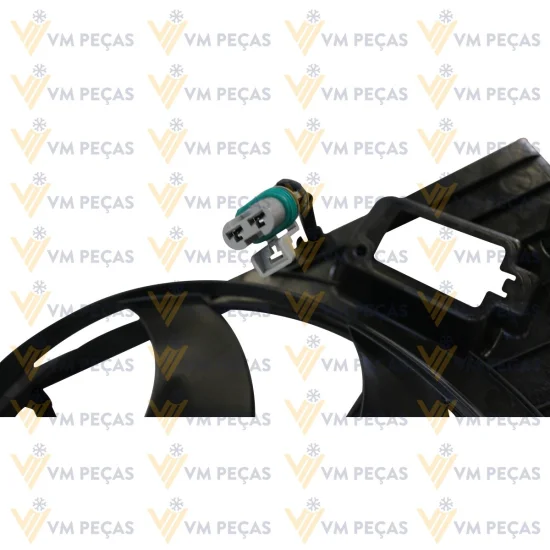 Eletroventilador VW Gol, Parati, Saveiro G5 2008 a 2012, G6 2013>, G7, Fox 2003>, Polo 2001 a 2016