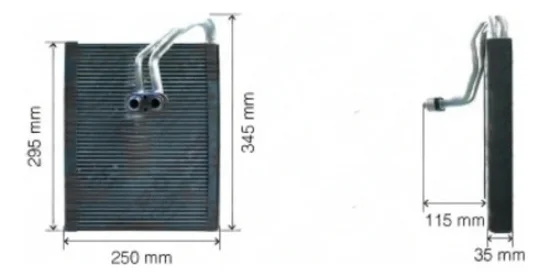 Evaporador Hyundai ix35 /Kia Sportage 2011>, Sorento 2010> /Mini Cooper