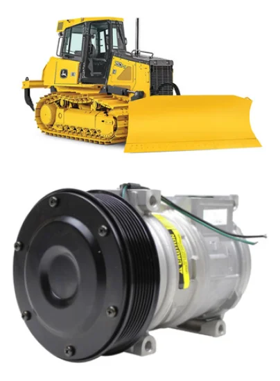Compressor Denso 10PA17 John Deere 750J 8pk 140mm 24v [importado]