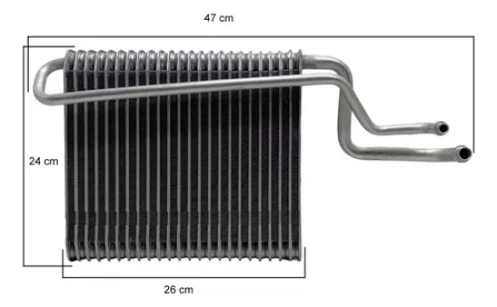 Evaporador MB Axor 2040, 2644, 2533, Atego