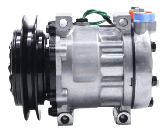 Compressor Sanden SD7H13 Komatsu WA470 /Case /Caterpillar Escavadeira 321, 1B, 24v [importado]