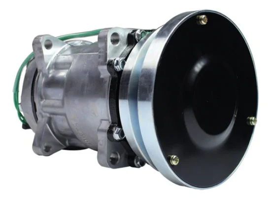Compressor Sanden SD7H15, Orelha, Caterpillar, 1A 132mm, 24v [importado]