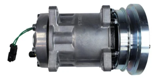 Compressor Sanden SD7H15, Orelha, Caterpillar, 1A 132mm, 24v [importado]