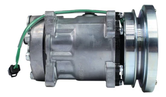 Compressor Sanden SD7H15, Orelha, Caterpillar, 1A 132mm, 24v [importado]